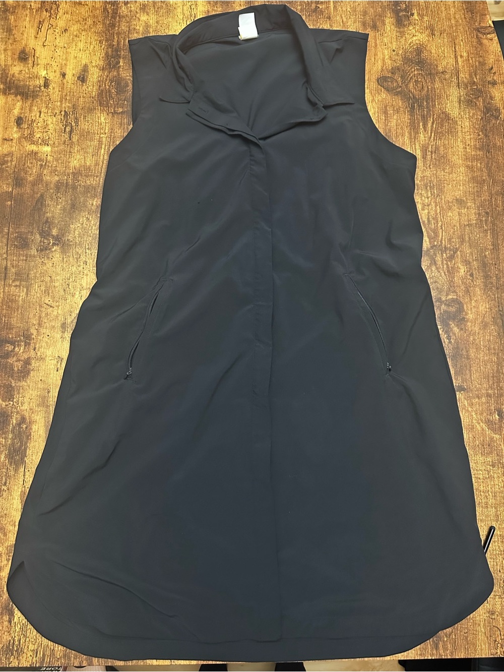 Lole Black Asymmetrical Sleeveless Dress